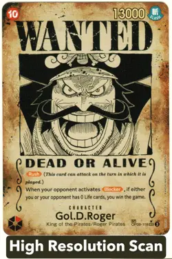 Gol.D.Roger - OP09-118 (SP) (Wanted Poster) OP09-118 Carrying On His Will Foil - Image 2