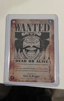 Gol.D.Roger - OP09-118 (SP) (Wanted Poster) OP09-118 Carrying On His Will Foil - Image 1