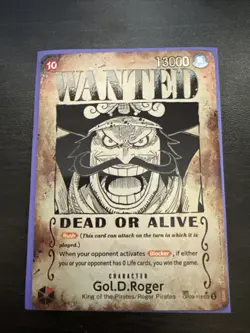 Gol.D.Roger - OP09-118 (SP) (Wanted Poster) OP09-118 Carrying On His Will Foil - Image 1