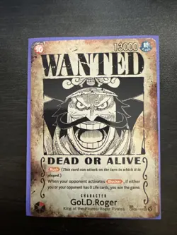 Gol.D.Roger - OP09-118 (SP) (Wanted Poster) OP09-118 Carrying On His Will Foil - Image 2