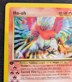 Ho-Oh 1st Edition #7/64 Holo Neo Revelation 2001 WOTC LP - Image 4