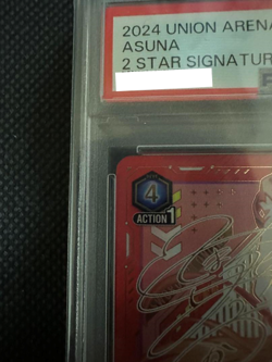PSA 10 Signed UNION ARENA Sword Art Online Asuna UA15BT/SAO-1-037 Parallel 2 SR - Image 3