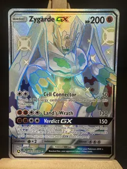 MINT Pokemon TCG Zygarde GX Shiny Holo Rare Card SV65/SV94 Hidden Fates Vault - Image 1