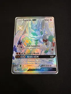 Pokemon TCG Shiny Zygarde GX Holo Rare Card SV65/SV94 Hidden Fates Shiny Vault - Image 1