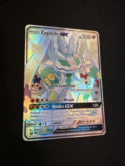 Pokemon TCG Shiny Zygarde GX Holo Rare Card SV65/SV94 Hidden Fates Shiny Vault - Image 2
