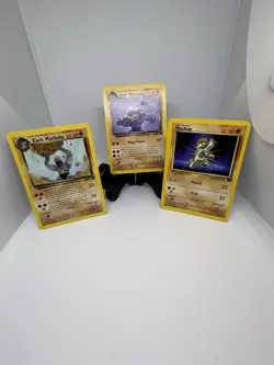 Pokemon TCG Dark Machamp 27/82 Dark Machoke 40/82 Machop 59/82 Team Rocket LP - Image 1