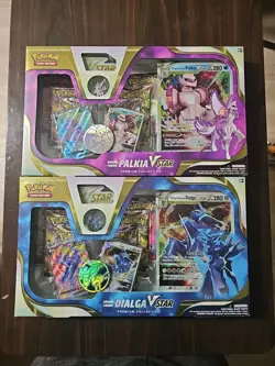 Pokemon TCG Origin Forme Dialga & Palkia Vstar Premium Collections - Brand New - Image 1