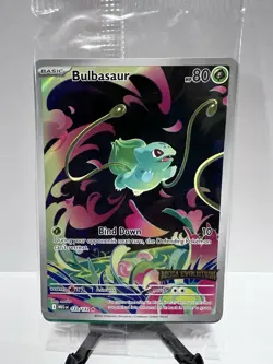 Bulbasaur 133/132 Sealed Mega Evolution Pokemon TCG Booster Box Stamped Promo - Image 1