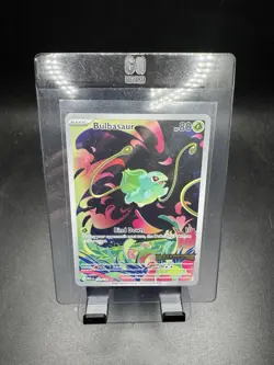 Pokemon TCG Mega Evolution Bulbasaur 133/132 Stamped Enhanced Booster Promo - Image 1