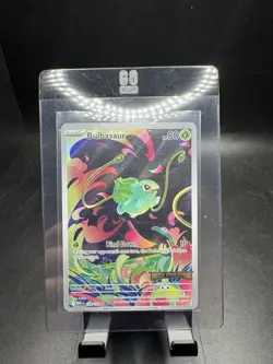 Pokemon TCG Mega Evolution Bulbasaur 133/132 Stamped Enhanced Booster Promo - Image 1