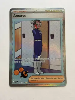 Pokemon Amarys TCG 170/131 Sv: Prismatic Evolutions 2025 SIR card - Image 1