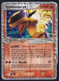 Pokemon Typhlosion ex 110/115 Holo EX Unseen Forces - Image 1