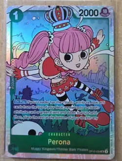 Perona OP12-034 SR English Legacy of the Master - One Piece Card - Image 1