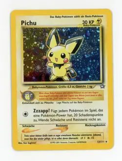 Pichu 12/111 Neo Genesis German Holo Rare Pokemon - Near Mint! - Image 1