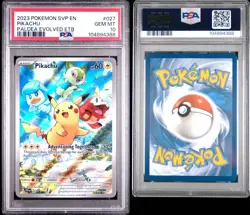 PSA 10 Pikachu 027 Sv: Scarlet & Violet Promo Cards Holo - Image 3