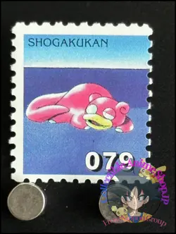 Slowpoke Pokemon Stamp Card Japanese Shogakukan Nintendo Game Anime TCG G - Image 1