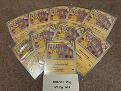 10 x Pikachu At The Museum Natural History London jumbo Pokemon Card new Sealed - Image 1