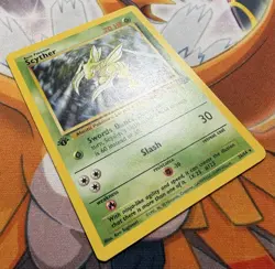 Scyther 26/64 Jungle 1st Edition Non-Holo Vintage WOTC Pokemon Card - See Photos - Image 3