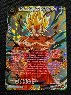 Dragon Ball Super SS Son Goku Spriti Bomb Absorbed BT19-008 SPR Mint Card AA - Image 1