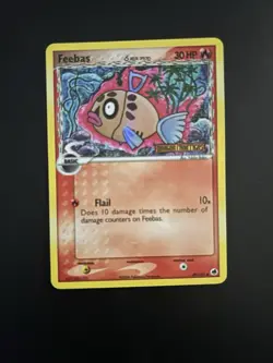 FEEBAS Holo 49/101 EX Dragon Frontiers Delta STAMPED Pokemon Card 2006 LP - Image 1