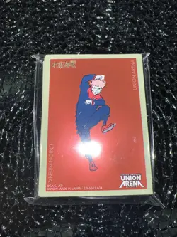 Jujutsu Kaisen Yuji Itadori Union Arena Card Sleeves Bandai Fest Exclusive 60ct - Image 1