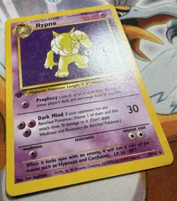 Hypno 23/62 Fossil 1st Edition Non-Holo | Vintage WOTC Pokemon Card - See Photos - Image 5