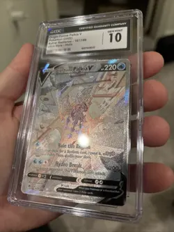 CGC 10 Origin Forme Palkia V Alt Art Astral Radiance 167/189 Swsh10 Pokemon Card - Image 3
