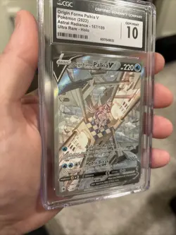 CGC 10 Origin Forme Palkia V Alt Art Astral Radiance 167/189 Swsh10 Pokemon Card - Image 5