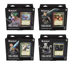 Magic the Gathering Set of 4 Commander Decks FINAL FANTASY MTG cards In Stock - Image 1