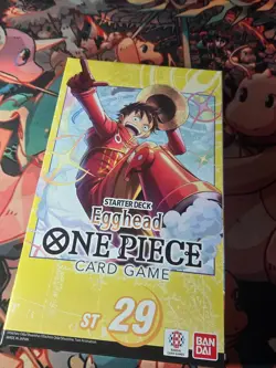 One Piece Card Game: Egghead Starter Deck ST-29 - English Bandai - New/Sealed - Image 1