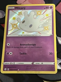 Milcery - SV057/SV122 - Pokemon Shining Fates Sword Shield Shiny Rare Card NM - Image 1