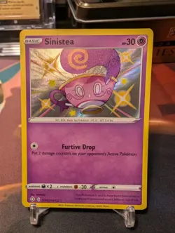 Sinistea - SV052/SV122 - Pokemon Shining Fates Sword Shield Shiny Rare Card NM - Image 1
