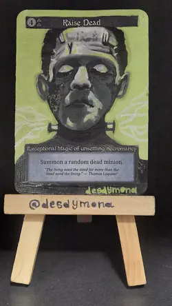 Altered Sorcery: Contested Realm "Raise Dead" Card Beta - Image 1