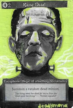 Altered Sorcery: Contested Realm "Raise Dead" Card Beta - Image 2