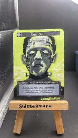 Altered Sorcery: Contested Realm "Raise Dead" Card Beta - Image 3