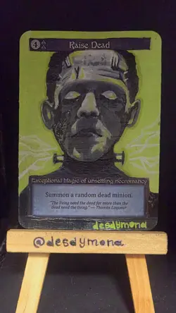 Altered Sorcery: Contested Realm "Raise Dead" Card Beta - Image 5