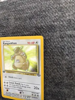 Pokemon TCG Kangaskhan 1st Edition Holo Rare Card 5/64 Jungle 1999 MP - Image 4