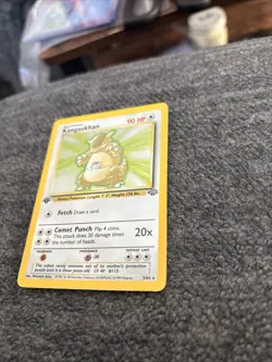 Pokemon TCG Kangaskhan 1st Edition Holo Rare Card 5/64 Jungle 1999 MP - Image 5