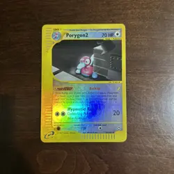 Porygon2 28/147 Aquapolis 2002 Reverse Holo E-Series Vintage Pokemon Card TCG - Image 1