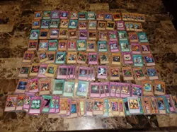 160+ Vintage 1996 YUGIOH Card Lot - Image 1