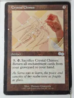 Crystal Chimes - Urza's Saga - Magic the Gathering MTG Nice! - Image 1