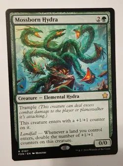 Mtg Foundations Mossborn Hydra NM - Image 1
