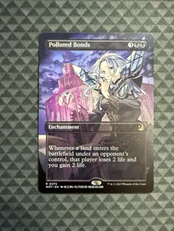 MTG Polluted Bonds #0075 Anime Borderless Rare Wilds of Eldraine: ET (WOT) - Image 1