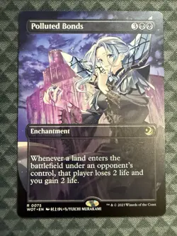 MTG Polluted Bonds #0075 Anime Borderless Rare Wilds of Eldraine: ET (WOT) - Image 2