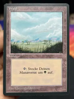 German FBB • Misprint Wald "Forest Plains" • Unplayed • Mtg (2041) - Image 1