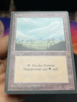 German FBB • Misprint Wald "Forest Plains" • Unplayed • Mtg (2041) - Image 2