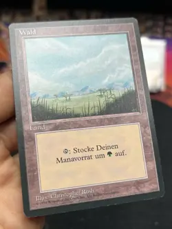 German FBB • Misprint Wald "Forest Plains" • Unplayed • Mtg (2041) - Image 3