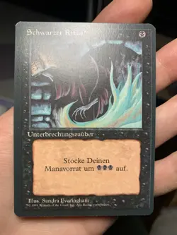 German FBB • Dark Ritual • Unplayed • Mtg - Image 1