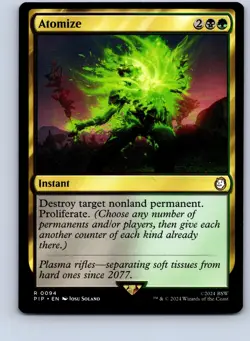 MAGIC TG: Universes Beyond: Fallout #94 Atomize Rare .M2A - Image 1