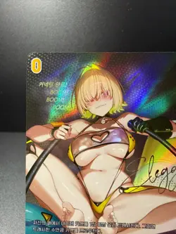 NIKKE Nivel Arena Special Booster 13 Ghost SB01-025 SPR Signed Korean NM - Image 2